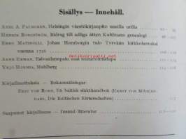 GENOS 1952-53, Sukutieteellinen aikaikauskirja - Tidskrift för släktforsning