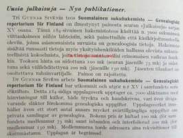 GENOS 1942-43, Sukutieteellinen aikaikauskirja - Tidskrift för släktforsning