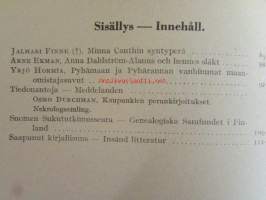 GENOS 1942-43, Sukutieteellinen aikaikauskirja - Tidskrift för släktforsning