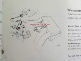 Volvo Servicehandbook - Reparation och underhåll Avd. 2 (23), Bränslesystem typ CI, B19, B21, B23, 240, 1975-