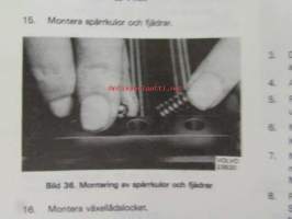 Volvo Servicehandbook - Reparation och underhåll Avd. 4 (43), Överväxel Typ J 240, 260