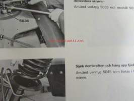 Volvo Servicehandbook - Reparation och underhåll Avd. 7, Fjädringssystem, 240/260