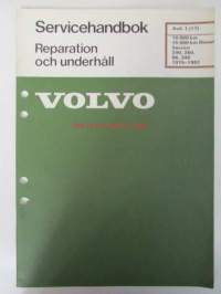 Volvo Servicehandbook - Reparation och underhåll Avd.1 (17), 10 000km 15 000 Diesel service, 240, 260, 66, 340, 1975 - 1982