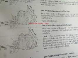 Volvo Servicehandbook - Reparation och underhåll Avd.1 (17), Garantiservice Diesel 1980