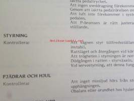 Volvo Servicehandbook - Reparation och underhåll Avd.1 (17), Garantiservice Diesel 1980