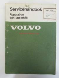 Volvo Servicehandbook - Reparation och underhåll Avd.3 (39), Kopplingsschema 240, 260 1979