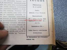 Totuus 1955 nr 1, sis. mm. artikkelit: Varokaa asunnonvälityshuijareita Helsingissä ja Tukholmassa, Naantalissa kuohuu - onko kaupunginjohtaja täysin normaali?,