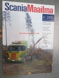 Scania Maailma 2005 nr 4, sis. mm; Kuljetusliike Aho &amp; Nuutinen, Halpa-Halli-ketjun logistiikka, Lappeenranna Kuljetus ym.