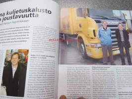Scania Maailma 2005 nr 4, sis. mm; Kuljetusliike Aho &amp; Nuutinen, Halpa-Halli-ketjun logistiikka, Lappeenranna Kuljetus ym.