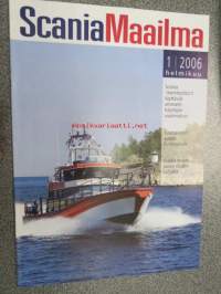 Scania Maailma 2006 nr 1, sis. mm; Scania merimoottorit, Viisiakseliset, Scania Lohja ym.