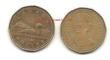 Kanada 1 dollari 1987