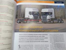 Scania Maailma 2008 nr 1, sis. mm; Scania merimoottoreita, Korjaamo S ja V Varis - MIkkeli, Ruskeasuon bussikorjaamo, Apolog Oy, Scania V8 historiaa ym.