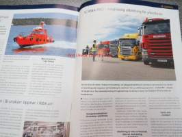 Scania Maailma 2008 nr 1, sis. mm; Scania merimoottoreita, Korjaamo S ja V Varis - MIkkeli, Ruskeasuon bussikorjaamo, Apolog Oy, Scania V8 historiaa ym.