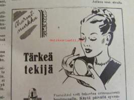Hopeapeili 1948 heinä-elokuu mm; Kiinatar joka on maansa ensimmäinen nainen, Suomalainen tyttö tanssii Broadwaylla, Kauneutta ja juhlantuntua ym.