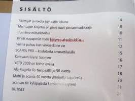 Scania Maailma 2008 nr 4, sis. mm; Meri-Lapin Kuljetus &amp; Scaniat, Hägglunds CV9030 rynnäkköpanssarivaunu, Ala-Korpela Oy - Kurikka, Matti Salminen - Hausjärvi ym.