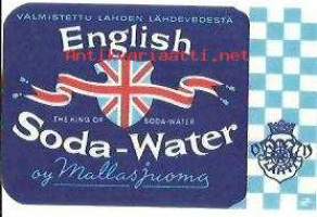 English Soda-Water -   juomaetiketti