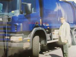 Scania Maailma 2002 nr 2, sis. mm; Kilpailutus ajaa alan ongelmiin, Turvaa tilaa ja taloudellisuutta, Edistyksellisyys takaa toimivuuden ym.