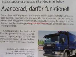 Scania Maailma 2002 nr 2, sis. mm; Kilpailutus ajaa alan ongelmiin, Turvaa tilaa ja taloudellisuutta, Edistyksellisyys takaa toimivuuden ym.