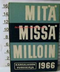 Mitä Missä Milloin - Kansalaisen vuosikirja 1966