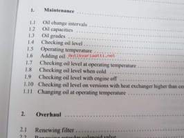 ZF-Ecomat 2 HP 502 C / HP 592 C / HP 602 C / EST 46 C / EST 47 C Stages 1-2 Repair manual -automaattivaihteisto korjausohjekirja englannin kielellä
