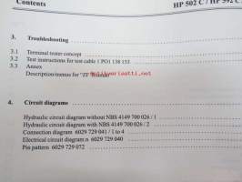 ZF-Ecomat 2 HP 502 C / HP 592 C / HP 602 C / EST 46 C / EST 47 C Stages 1-2 Repair manual -automaattivaihteisto korjausohjekirja englannin kielellä
