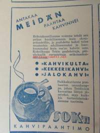 Säästäjä 1935 nr 3 - Säästöpankkiväen lehti - Kansikuvitus Martta Wendelin