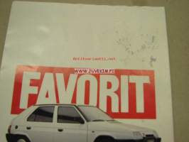 Skoda Favorit -myyntiesite