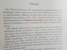 Åland i utveckling - Festskrift utgiven av Ålands landting med anledning av självstyrelsens 60-årsjubileum den 9 juni 1982.