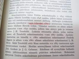 Suomen sokeriteollisuuden historia I-II : Ruotsin vallan aika / 1808 - 1896.(Kaksi erillistä kirjaa)