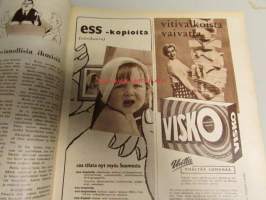 Suomen Kuvalehti 1959 nr 10, 7.3.1959 Suomen Kadettikoulu, Tom Krause. Artikkeli: hypnoosi, Suomen Messut kuvissa mm Olle Herold, Olli Borg, Antti Nurmesniemi