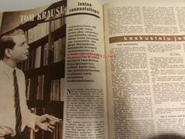 Suomen Kuvalehti 1959 nr 10, 7.3.1959 Suomen Kadettikoulu, Tom Krause. Artikkeli: hypnoosi, Suomen Messut kuvissa mm Olle Herold, Olli Borg, Antti Nurmesniemi