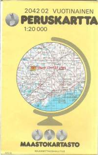 Vuotinainen - 2042 02 Peruskartta 1 : 20 000  kartta