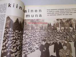 Suomen Kuvalehti 1959 nr 11, 14.3.1959 ajankuvaa ja mainoksia. Viljo Revell kertoo työstään, Rokka muuttaa maasta, vankila ilman muureja, maailman suurin