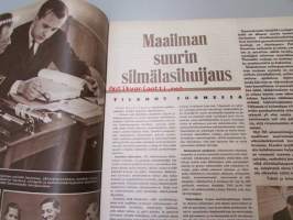 Suomen Kuvalehti 1959 nr 11, 14.3.1959 ajankuvaa ja mainoksia. Viljo Revell kertoo työstään, Rokka muuttaa maasta, vankila ilman muureja, maailman suurin