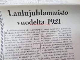 Räisäläläinen 1973 nr 2; Äitienpäivä Timoskassa, Vanha kulttuuriperhe (Volmar Schildt, Matilda Wadenstjärna) osa 2., Laulujuhlamuisto 1921, Robert Rainio -
