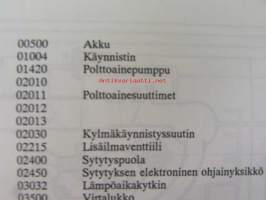 Fiat polttoaineen suihkutusjärjestelmä kytkentäkaavio - Koulutusmoniste