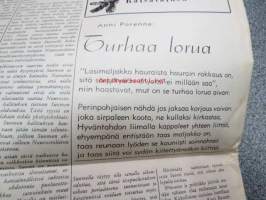 Räisäläläinen 1972 nr 4; Vielä vähän Satakunnan Lapista ja Parkanon paroonista, Tiurinlinna, Kun ystävät häipyvät ym.