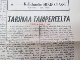 Räisäläläinen 1971 nr 4; Bertta Rauhalan kertomus, Sillanpolttajat (1918), Alina ja Uljaapoika, Jääkärikapteeni - viiden sodan sotilas jääkärikapteeni