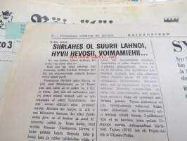 Räisäläläinen 1971 nr 3; Pitäjäjuhlat Eurajoella, Myllypellon nuorisoseura Säde, Muistelmia vuodelta 1918 II, Tiurin myllyn jauhot, Hytylahes osattii tehä