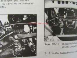 Datsun korjaamokäsikirja Malli LC 30 Moottori &amp; ohjaus