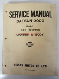 Datsun 2000 Service manual model 130 series Chassis &amp; Body