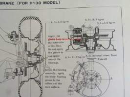 Datsun 2000 Service manual model 130 series Chassis &amp; Body