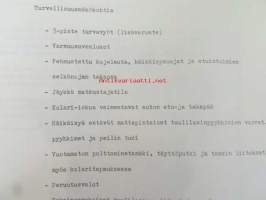 Datsun Nissan Malli C 30 sarjan ohjekirja