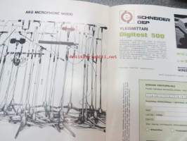 Norecom 1970 nr 3 uutislehti, taajuuslaskijat ym. mittauslaitteita