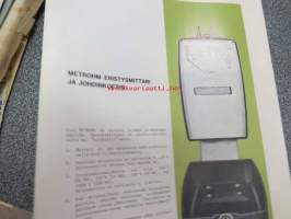 Norecom 1970 nr 3 uutislehti, taajuuslaskijat ym. mittauslaitteita