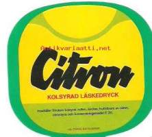 Citron -  juomaetiketti