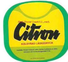 Citron -  juomaetiketti