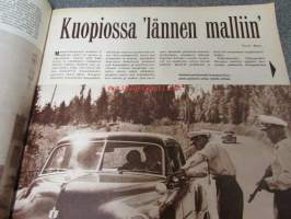 Suomen Kuvalehti 1959 nr 29, Kuopiossa &quot;lännen malliin&quot;, Hämeen läänin uusi maaherra Jormai Tuominen, suomenkielinen lakikirjaa 200-vuotias, puhetyöläiset