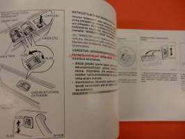 Toyota Camry / Camry 4WD -Omistajan käsikirja - 1989