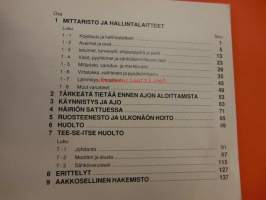 Toyota Camry / Camry 4WD -Omistajan käsikirja - 1989